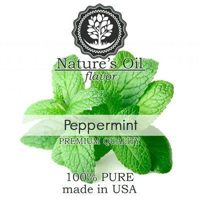 Ароматизатор Nature's Oil - Peppermint (Перечная мята), 10 мл