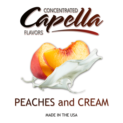 Ароматизатор Capella - Peaches and Cream (Персики с Кремом), 50 мл CP122