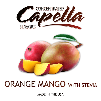 Ароматизатор Capella - Orange Mango with Stevia (Оранжевый Манго со Стевией), 50 мл CP117