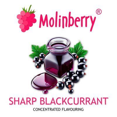 Ароматизатор Molinberry - Sharp Blackcurrant (Смородиновый сироп), 5 мл