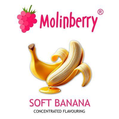 Ароматизатор Molinberry - Soft Banana (Стиглий банан з медовими нотками), 5 мл